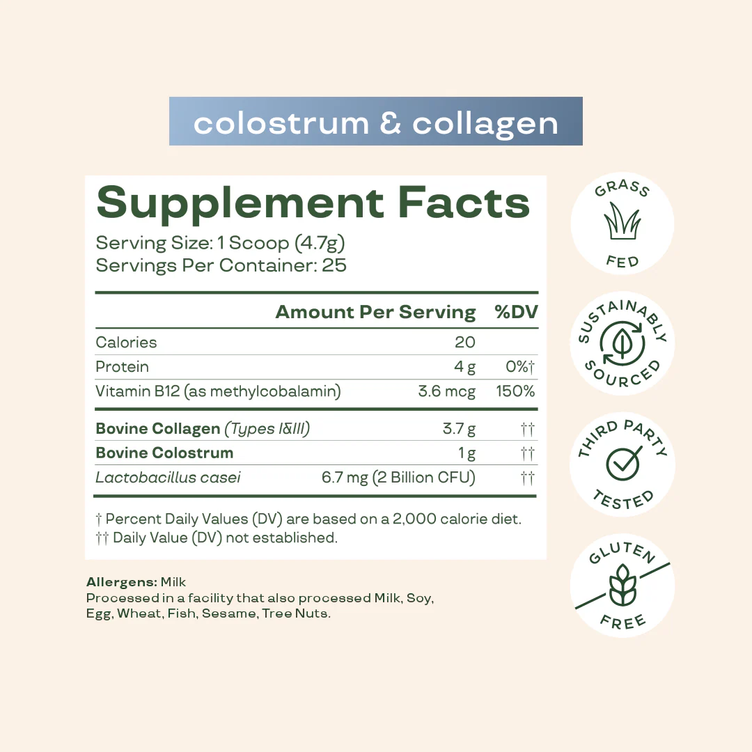 Colostrum & Collagen Peptides